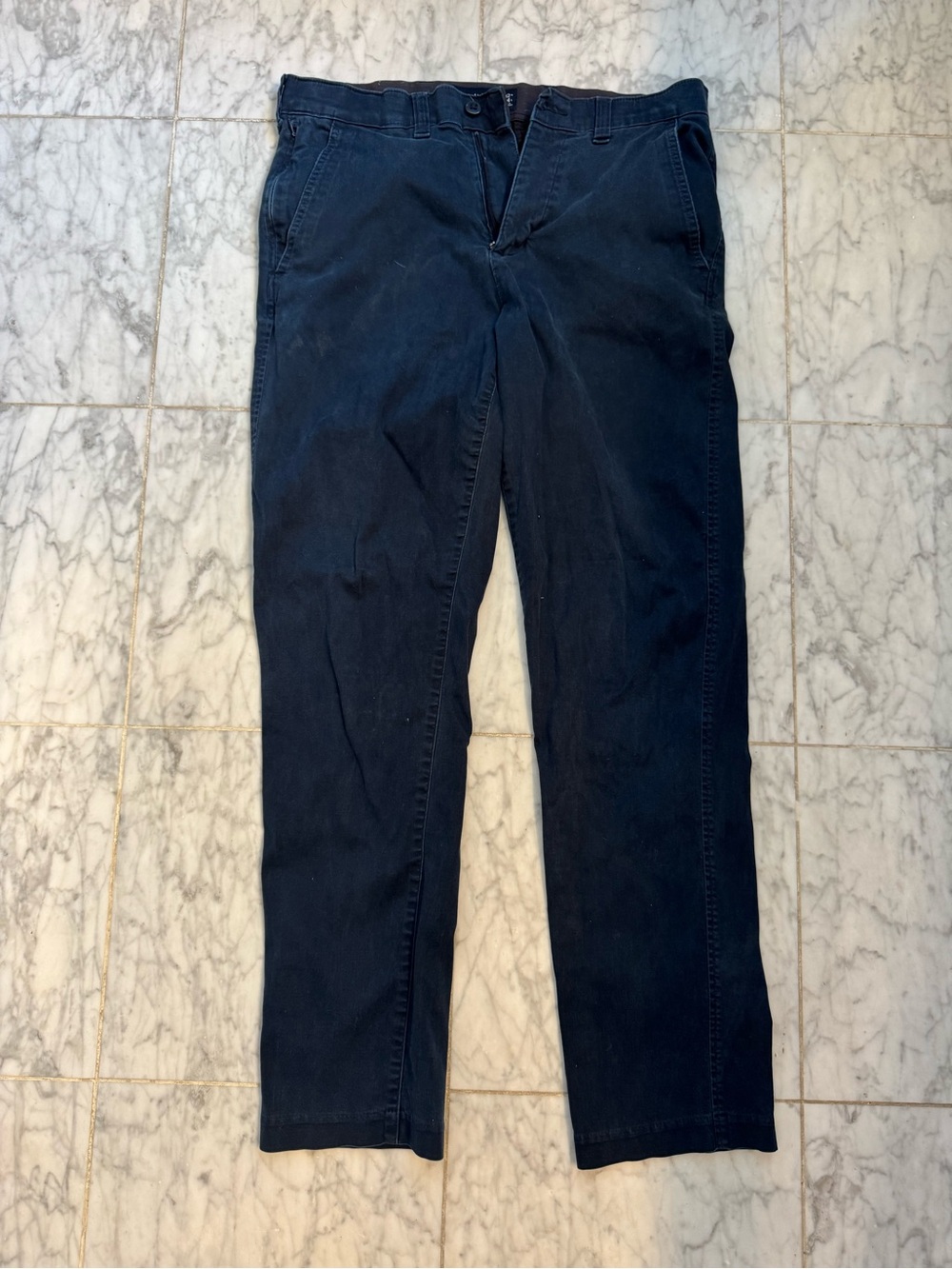 Abercrombie & Fitch Navy 90s Straight-Leg Jeans